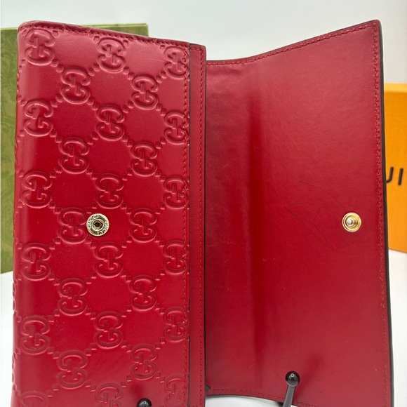 Gucci Embossed Guccissima Motif Long Wallet - Picture 9 of 13